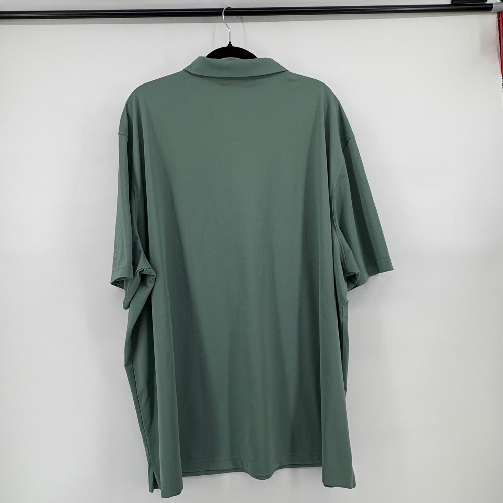 MAELREG Men's 4XL Performance Polo Shirt Sage Green Short Sleeve Golf EUC 4X - Picture 3 of 8
